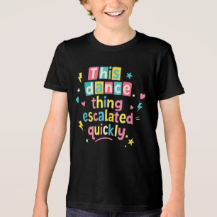 Deze danssituatie escaleerde snel Tri-Blend shirt