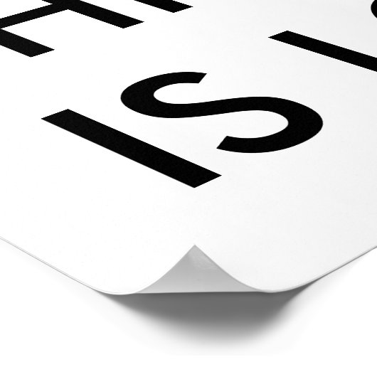 DEZE DEUR IS VERPLAATST POSTER (Hoek)