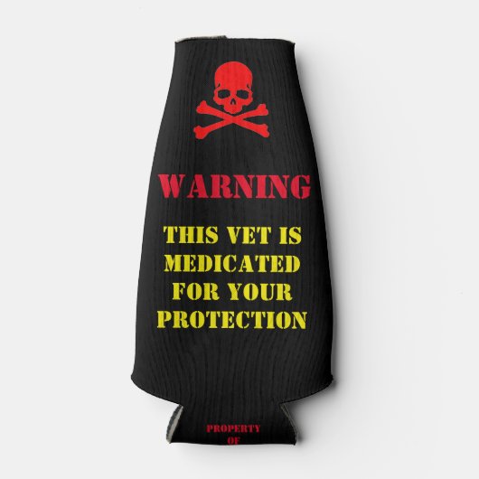 DEZE DIERENARTS WORDT GEBRUIKT VOOR UW BESCHERMING FLESJESKOELER (Voorkant)