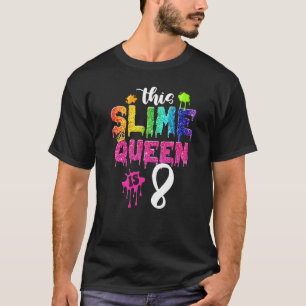 Deze dikke koningin is 8 jaar jarig meisje t-shirt