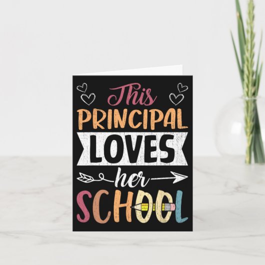 Deze directeur houdt van haar grappige schoollerar kaart (Voorkant)