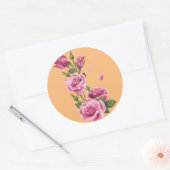 Deze Displays & Packaging Productlabels bloemig Ronde Sticker (Envelop)