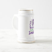 Deze diva heeft een drankje nodig Mardi Gras bierp Bierpul (Voorkant links)