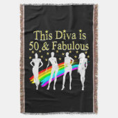 DEZE DIVA IS 50 EN FANTASTISCH 50 JARIG DEKEN (Voorkant Verticaal)