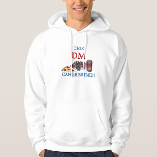 Deze DM kan worden weergegeven Hoodie (Voorkant)
