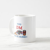 Deze DM kan worden weergegeven Koffiemok (Voorkant links)