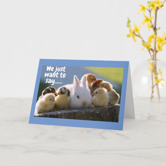 DEZE DOCUMENTEN ZEGGEN **MOOI BIRTHDAAG** GROEPSKA KAART (Gele Bloem)