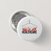 Deze draadhanger is geen keuze voor Healthcare Pro Ronde Button 3,2 Cm (Voorkant /achterkant)