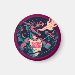 Deze draak spuugt vuur magneet