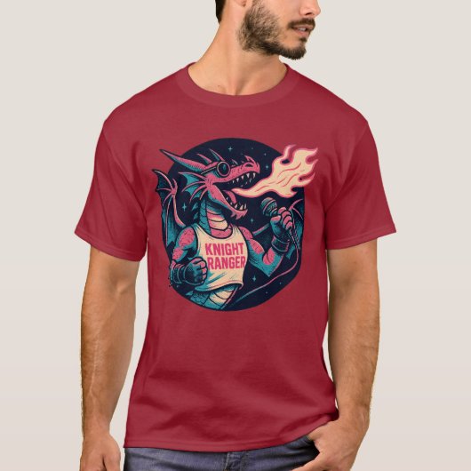 Deze draak spuugt vuur t-shirt (Voorkant)