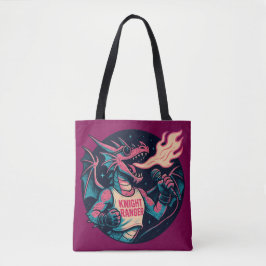 Deze draak spuugt vuur tote bag