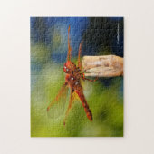 Deze Dragonfly is zo vliegen als hij glimlacht. Legpuzzel (Verticaal)