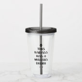 Deze durfal heeft een masterdiploma acryl drinkbeker (Voorkant)