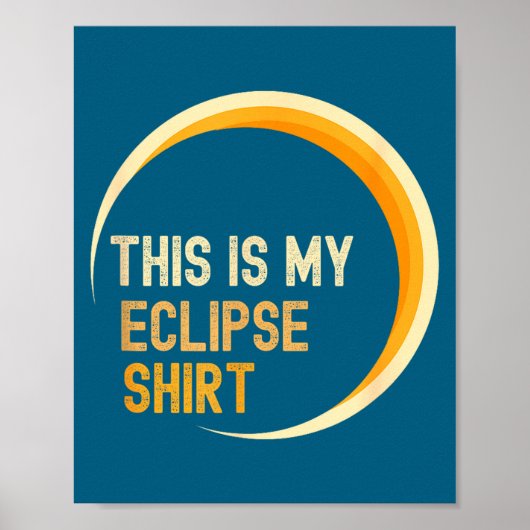 Deze Eclipse Totale Zonsverduistering Usa Poster (Voorkant)
