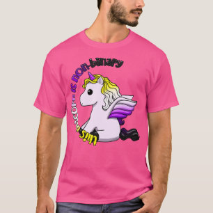 Deze eenhoorn is niet binair t-shirt