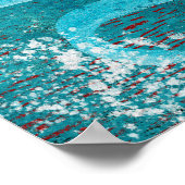 Deze eierwand kan de Wandkunst van het Poster schi (Hoek)