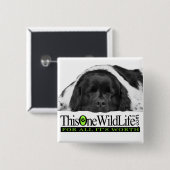 Deze ene Button uit het wild leven (Voorkant /achterkant)