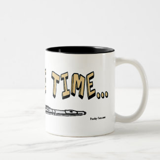 Deze ene keer...mok tweekleurige koffiemok