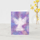 Deze engel sturen om je te volgen kaart (Gele Bloem)