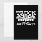 Deze Evolutie Truck Driver Cool Truck Driver Cft C Kaart (Voorkant / Achterkant)