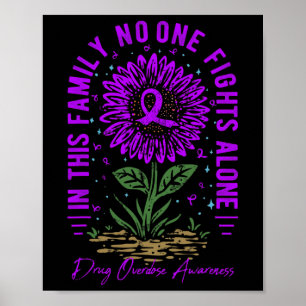 Deze familie drug overdosis bewustzijn poster