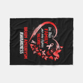 Deze familie hersenen aneurysma vlinder fleece deken (Voorkant (Horizontaal))