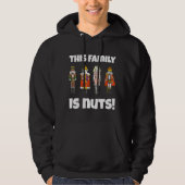 Deze familie is Nuts Nutkraker Squad Matching Paja Hoodie (Voorkant)