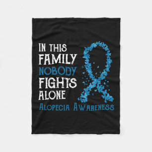 Deze familie vecht niet alleen tegen alopecia fleece deken