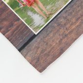 Deze familie zonder liefde 24 Foto Collage Fleece Deken (Hoek)