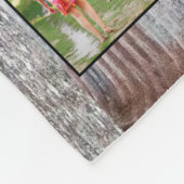 Deze familie zonder liefde 24 Foto Collage Fleece Deken (Hoek)