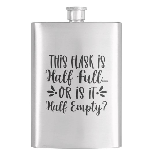 Deze fles is halfvol flacon (Voorkant)
