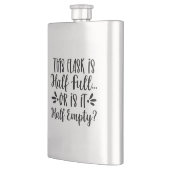 Deze fles is halfvol flacon (Links)