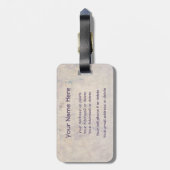 Deze Gal houdt van vliegen. forelvisserij Bagagelabel (Achterkant verticaal)