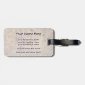 Deze Gal houdt van vliegen. forelvisserij Bagagelabel (Achterkant horizontaal)