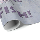 Deze Gal houdt van vliegen. forelvisserij Cadeaupapier (Rol Hoek)