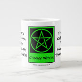 Deze getuige heeft Coffee JUMBO pagan wiccan mok c (Voorkant)
