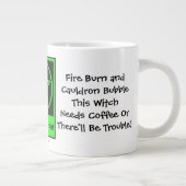 Deze getuige heeft Coffee JUMBO pagan wiccan mok c (Rechts)