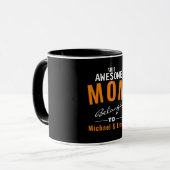 Deze Geweldige moeder behoort tot 'Names'.  Mok (Voorkant links)