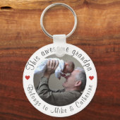 Deze Geweldige opa behoort tot de aangepaste fotol Sleutelhanger (Voorkant)