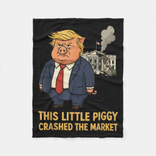 Deze Ggy deed de markt crashen Grappige quote Fleece Deken