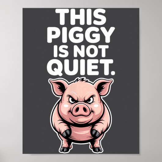 Deze Ggy Is Niet Stilletjes Litical Grappige Quote Poster (Voorkant)