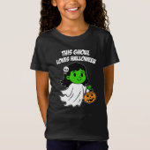 Deze Ghoul houdt van Halloween meisje Schattige T-shirt (Voorkant)