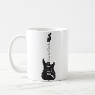 Deze gitaar vader rocks muziek vaderdag cadeau koffiemok