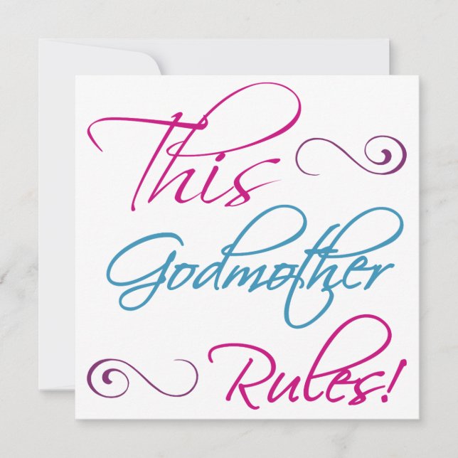 Deze godmoeders regels (Voorkant)