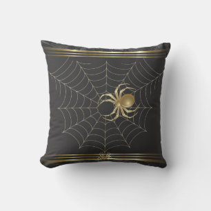 Deze Golden Spider Decorator Pillow personaliseren Kussen