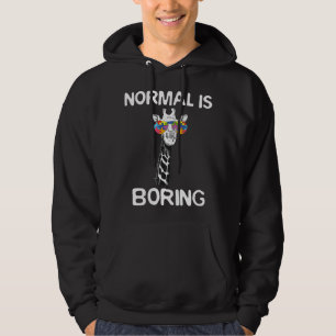 Deze grappige grafische vormgeving biedt giraf met hoodie