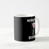 Deze grappige grafische vormgeving biedt giraf met koffiemok (Voorkant rechts)