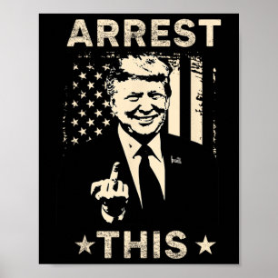 Deze grappige Trump Veroordeelde Felon 2024 Verkie Poster