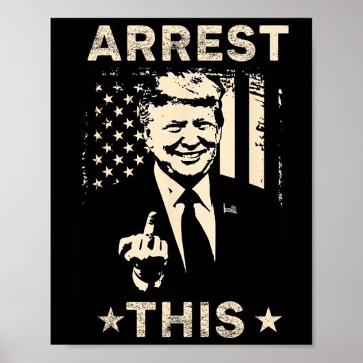 Deze grappige Trump Veroordeelde Felon 2024 Verkie Poster (Voorkant)