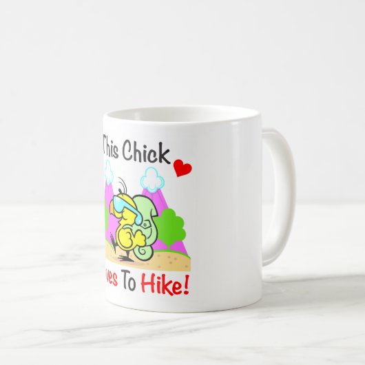 "Deze griet houdt van Hike", verkreukt Koffiemok (Voorkant rechts)